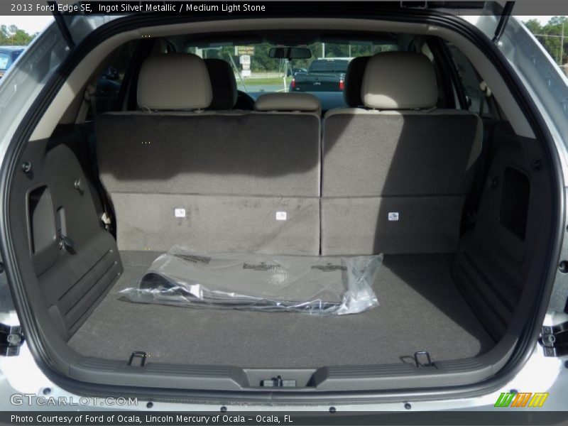 Ingot Silver Metallic / Medium Light Stone 2013 Ford Edge SE