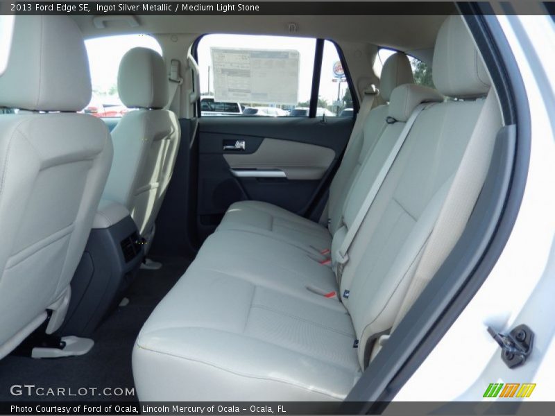 Ingot Silver Metallic / Medium Light Stone 2013 Ford Edge SE