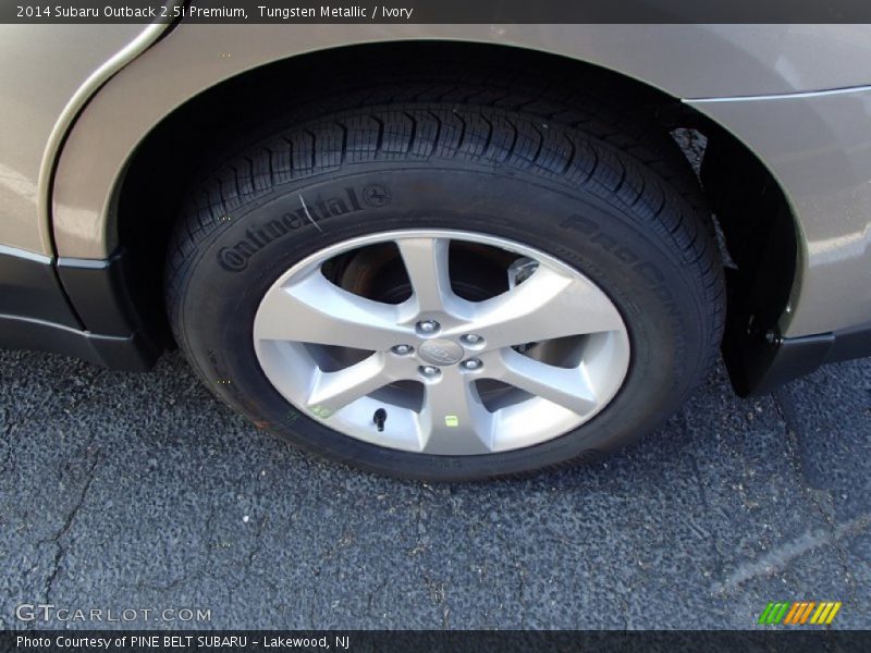 Tungsten Metallic / Ivory 2014 Subaru Outback 2.5i Premium
