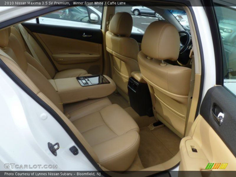 Winter Frost White / Caffe Latte 2010 Nissan Maxima 3.5 SV Premium