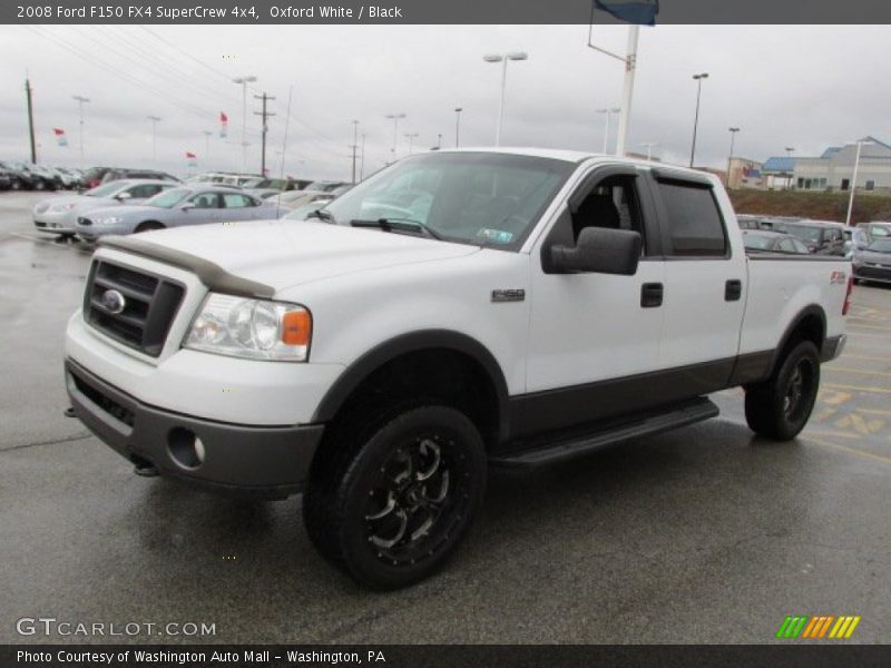 Oxford White / Black 2008 Ford F150 FX4 SuperCrew 4x4