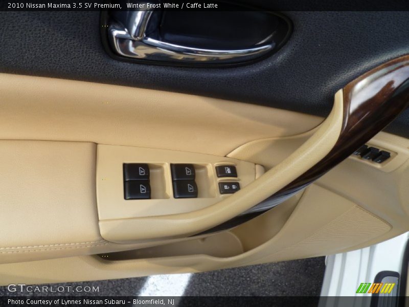 Winter Frost White / Caffe Latte 2010 Nissan Maxima 3.5 SV Premium