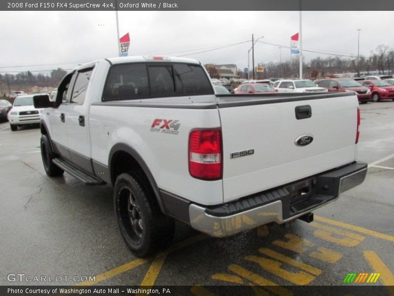 Oxford White / Black 2008 Ford F150 FX4 SuperCrew 4x4