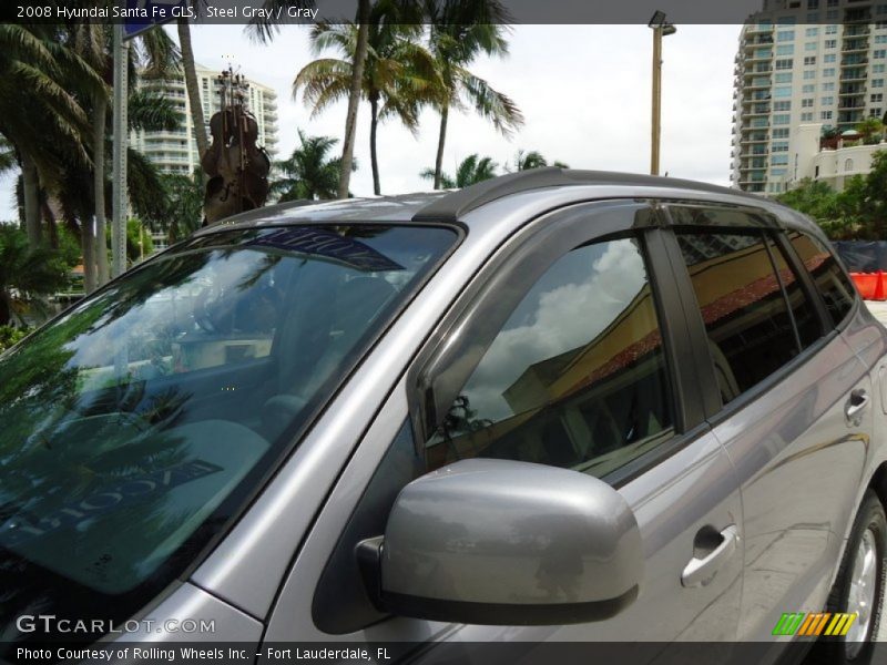 Steel Gray / Gray 2008 Hyundai Santa Fe GLS