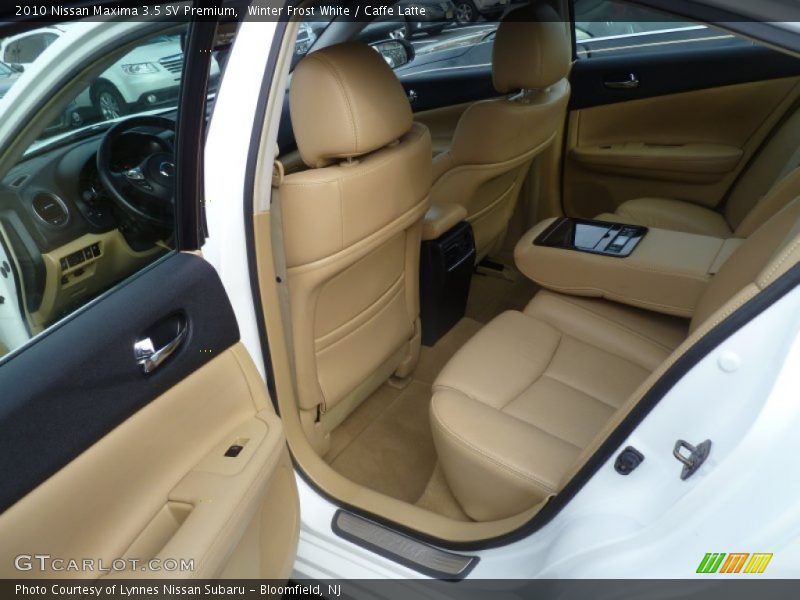 Winter Frost White / Caffe Latte 2010 Nissan Maxima 3.5 SV Premium