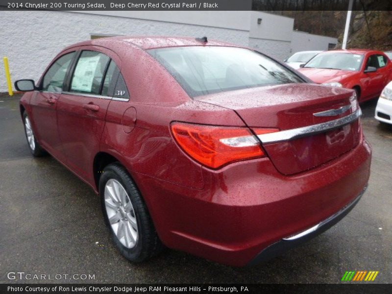 Deep Cherry Red Crystal Pearl / Black 2014 Chrysler 200 Touring Sedan