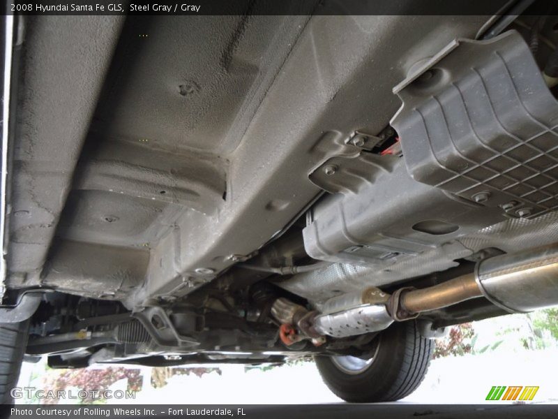 Steel Gray / Gray 2008 Hyundai Santa Fe GLS