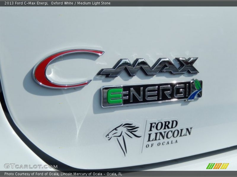 Oxford White / Medium Light Stone 2013 Ford C-Max Energi