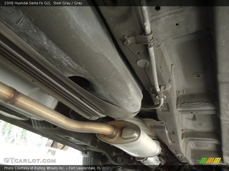 Steel Gray / Gray 2008 Hyundai Santa Fe GLS