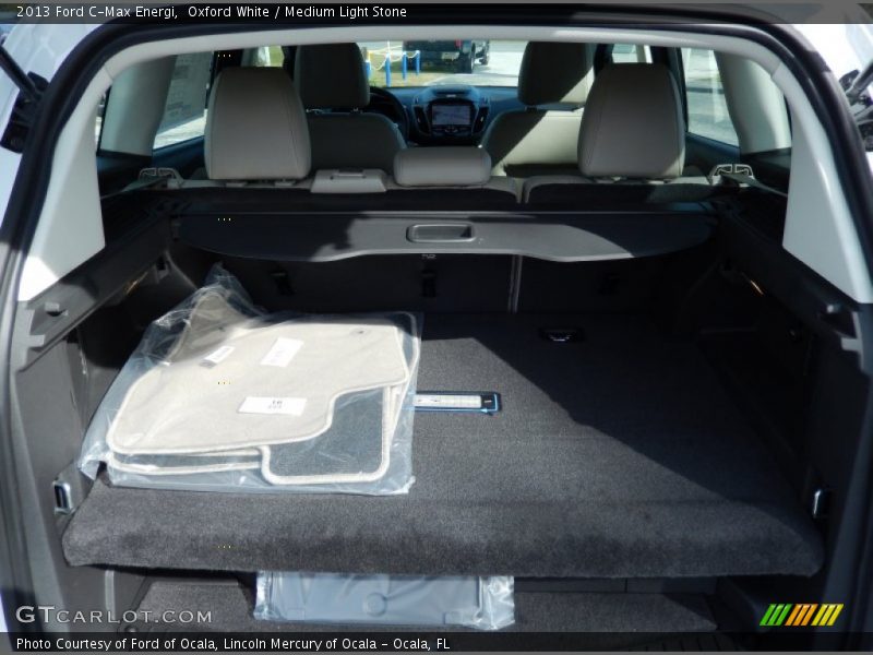 Oxford White / Medium Light Stone 2013 Ford C-Max Energi