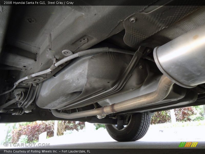 Steel Gray / Gray 2008 Hyundai Santa Fe GLS