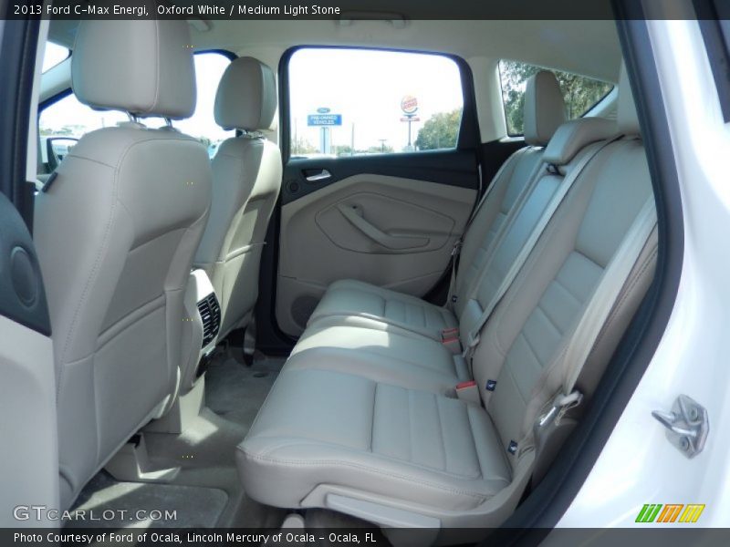 Oxford White / Medium Light Stone 2013 Ford C-Max Energi