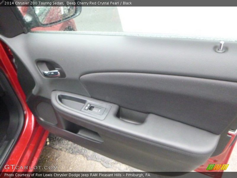 Deep Cherry Red Crystal Pearl / Black 2014 Chrysler 200 Touring Sedan