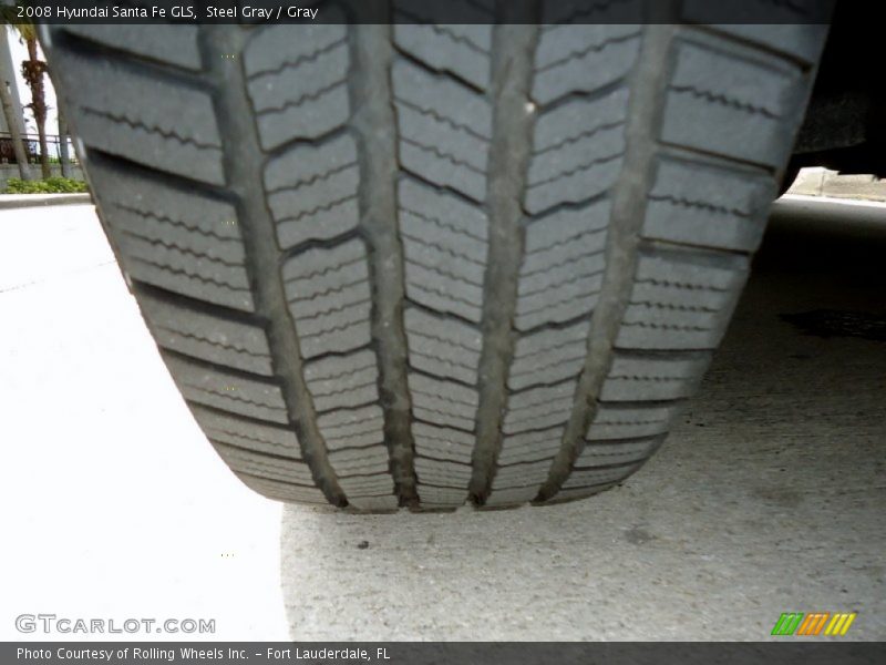 Steel Gray / Gray 2008 Hyundai Santa Fe GLS