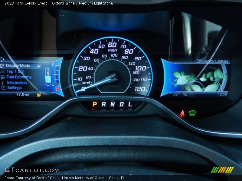 Oxford White / Medium Light Stone 2013 Ford C-Max Energi