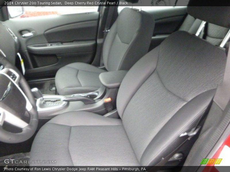 Deep Cherry Red Crystal Pearl / Black 2014 Chrysler 200 Touring Sedan