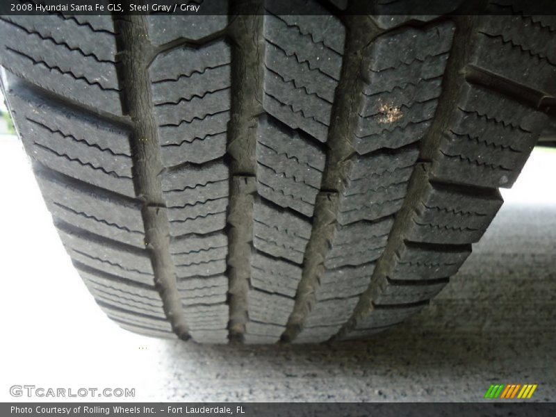 Steel Gray / Gray 2008 Hyundai Santa Fe GLS