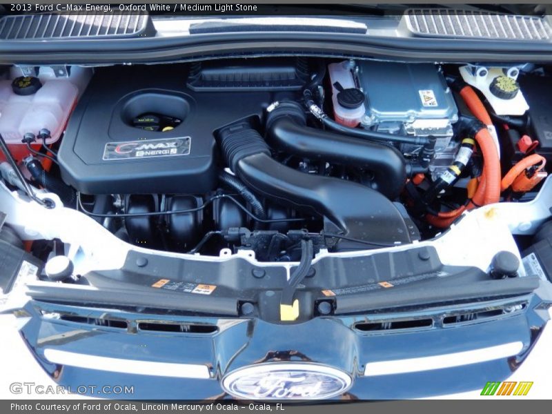 Oxford White / Medium Light Stone 2013 Ford C-Max Energi