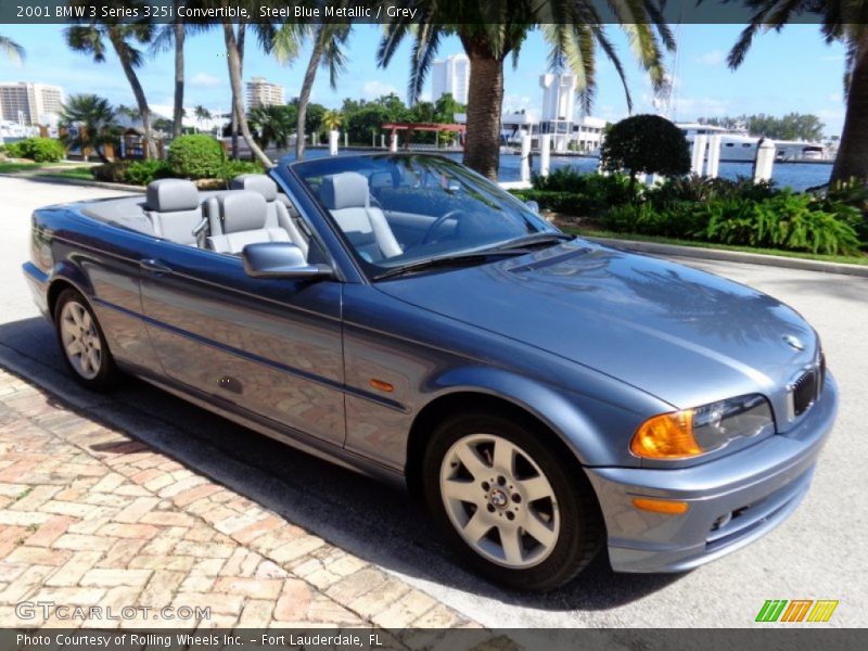 Front 3/4 View of 2001 3 Series 325i Convertible