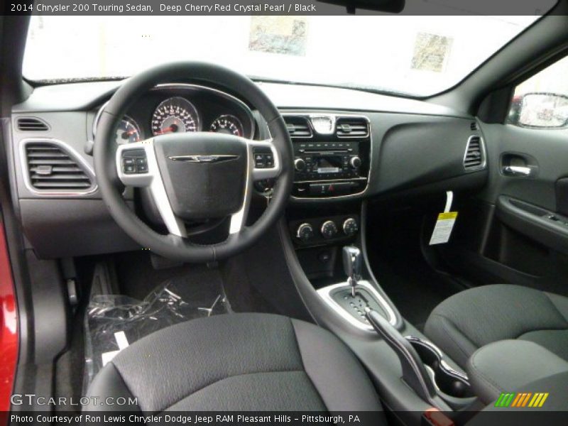 Deep Cherry Red Crystal Pearl / Black 2014 Chrysler 200 Touring Sedan