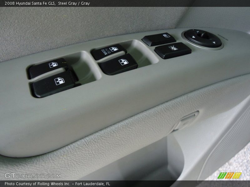Steel Gray / Gray 2008 Hyundai Santa Fe GLS