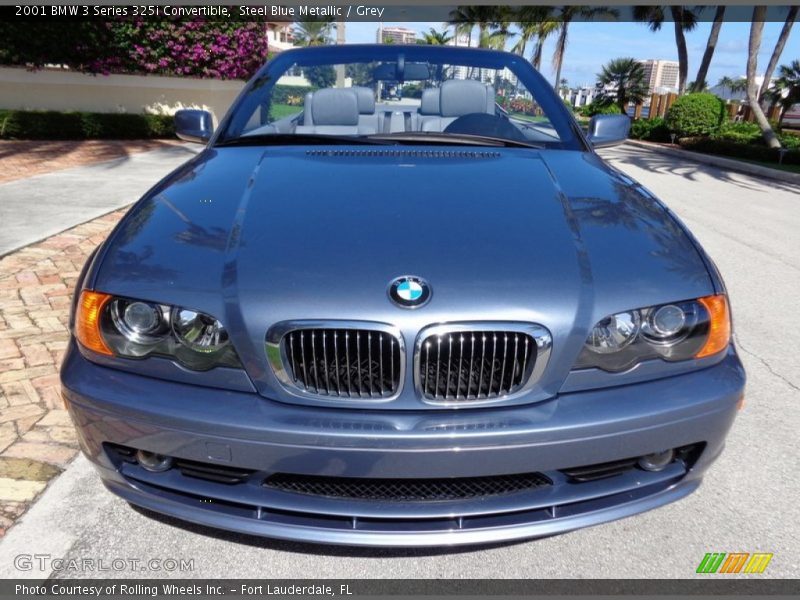  2001 3 Series 325i Convertible Steel Blue Metallic