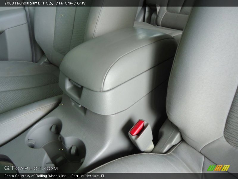 Steel Gray / Gray 2008 Hyundai Santa Fe GLS