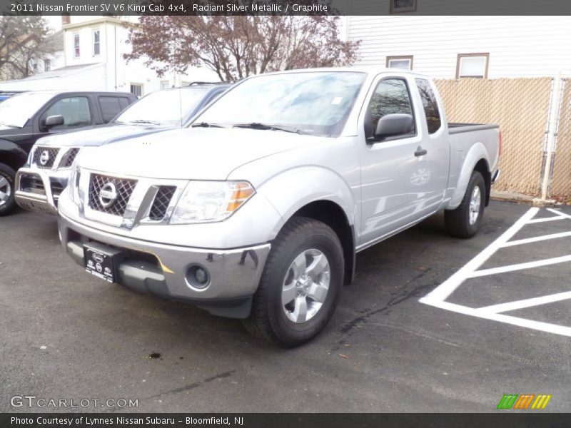 Radiant Silver Metallic / Graphite 2011 Nissan Frontier SV V6 King Cab 4x4