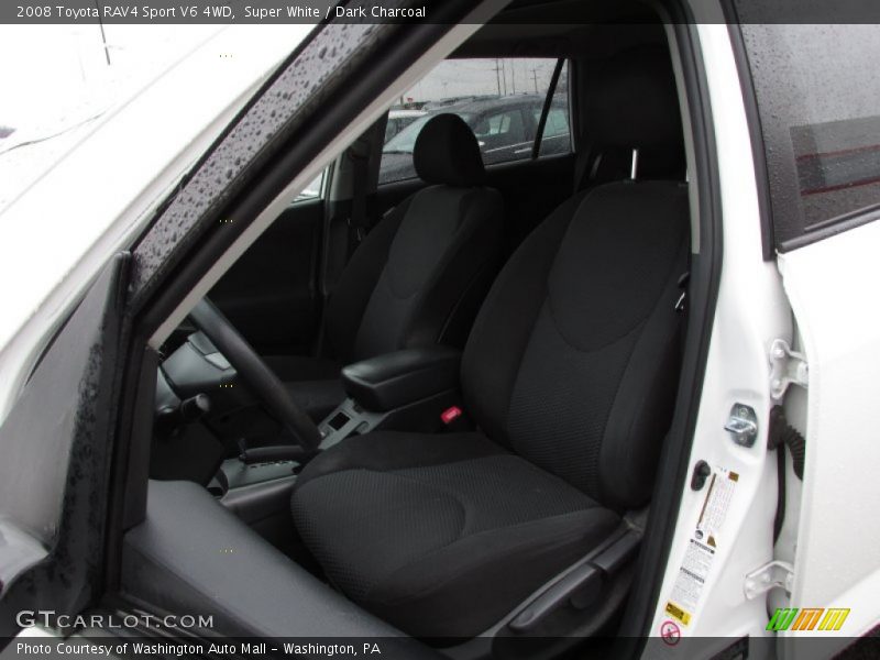 Super White / Dark Charcoal 2008 Toyota RAV4 Sport V6 4WD