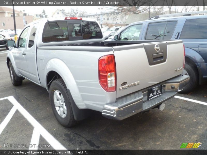 Radiant Silver Metallic / Graphite 2011 Nissan Frontier SV V6 King Cab 4x4
