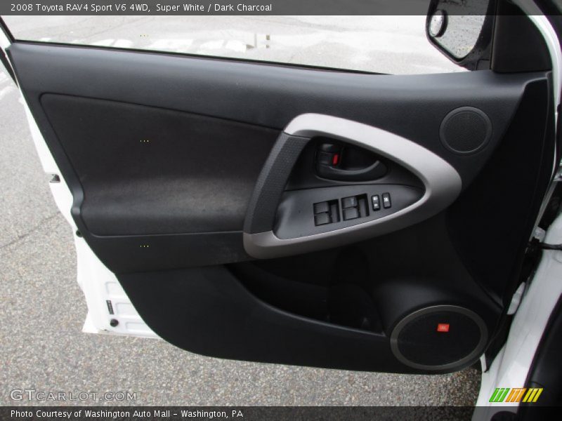 Super White / Dark Charcoal 2008 Toyota RAV4 Sport V6 4WD