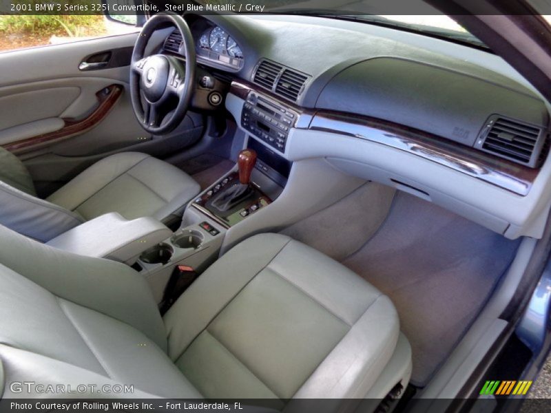  2001 3 Series 325i Convertible Grey Interior