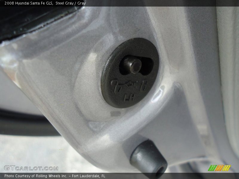 Steel Gray / Gray 2008 Hyundai Santa Fe GLS