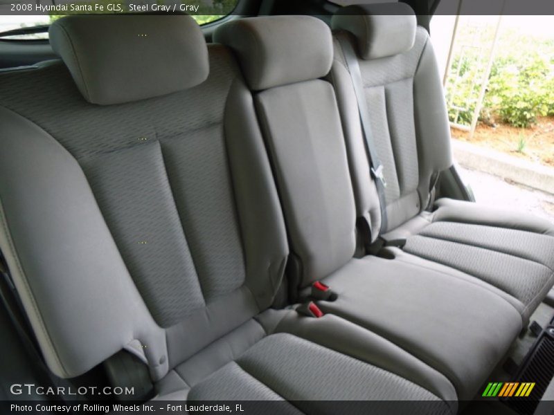 Steel Gray / Gray 2008 Hyundai Santa Fe GLS