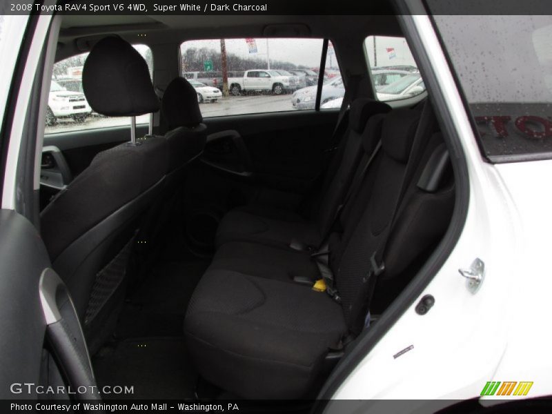 Super White / Dark Charcoal 2008 Toyota RAV4 Sport V6 4WD