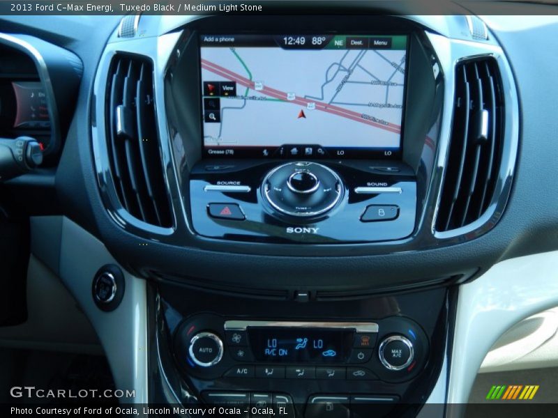 Tuxedo Black / Medium Light Stone 2013 Ford C-Max Energi
