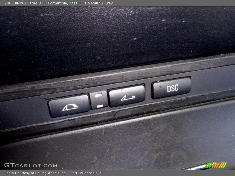 Steel Blue Metallic / Grey 2001 BMW 3 Series 325i Convertible