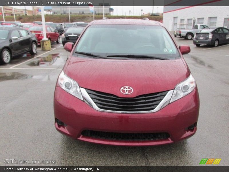Salsa Red Pearl / Light Gray 2011 Toyota Sienna LE