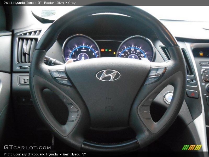Radiant Silver / Gray 2011 Hyundai Sonata SE