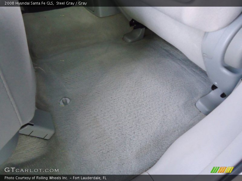 Steel Gray / Gray 2008 Hyundai Santa Fe GLS