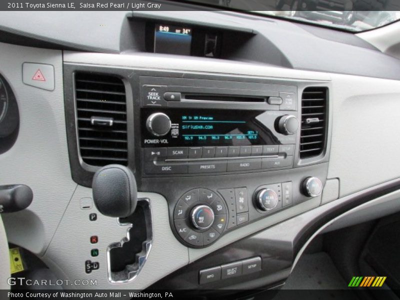Salsa Red Pearl / Light Gray 2011 Toyota Sienna LE