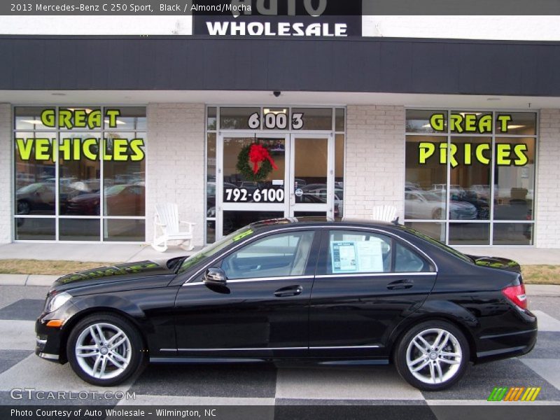 Black / Almond/Mocha 2013 Mercedes-Benz C 250 Sport