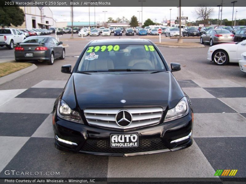 Black / Almond/Mocha 2013 Mercedes-Benz C 250 Sport