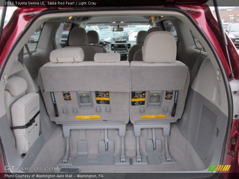 Salsa Red Pearl / Light Gray 2011 Toyota Sienna LE