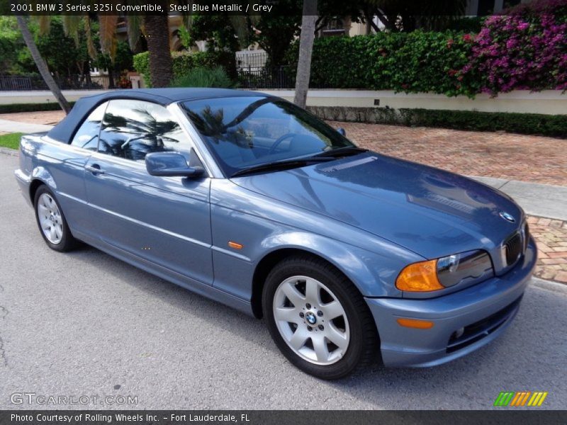 Front 3/4 View of 2001 3 Series 325i Convertible