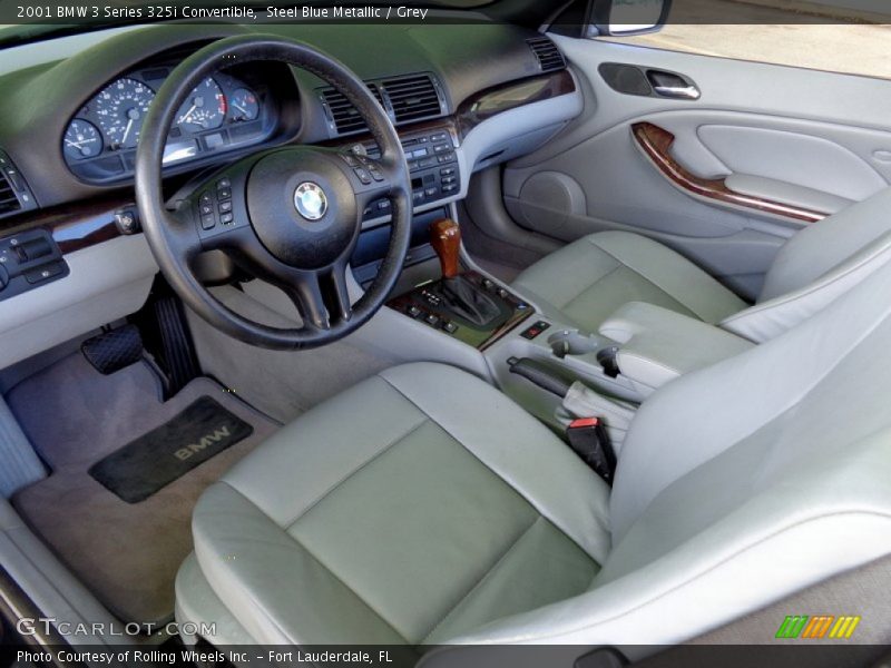 Grey Interior - 2001 3 Series 325i Convertible 