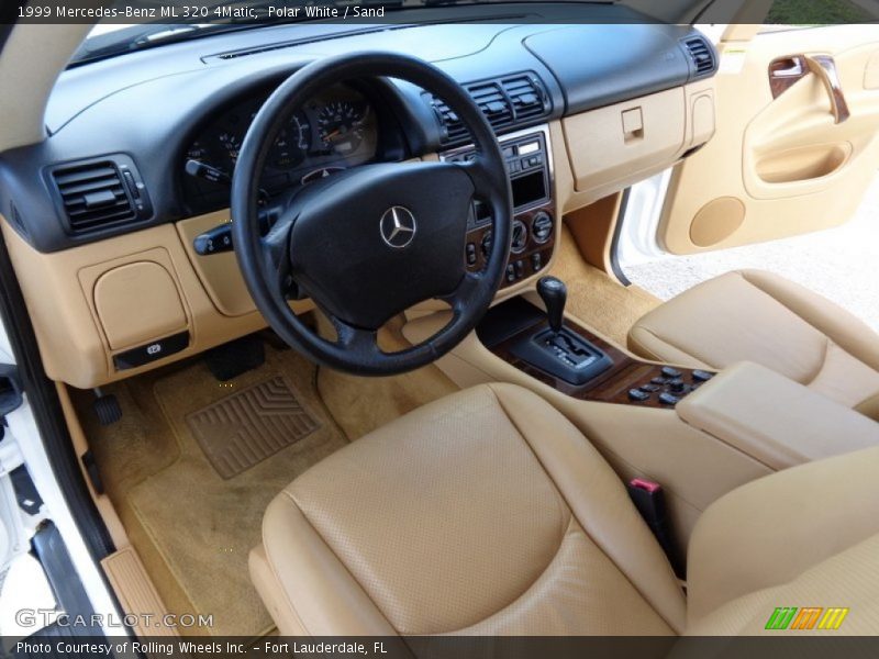 Polar White / Sand 1999 Mercedes-Benz ML 320 4Matic