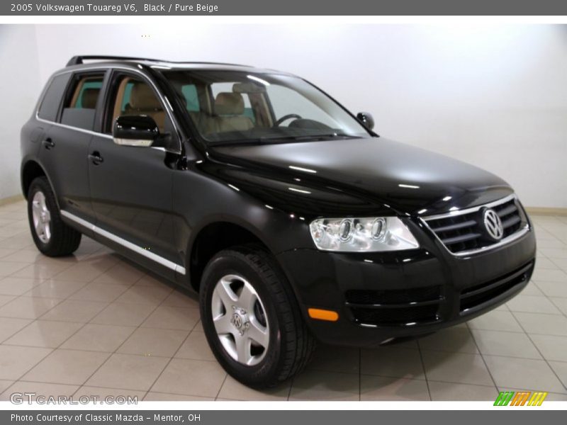 Black / Pure Beige 2005 Volkswagen Touareg V6