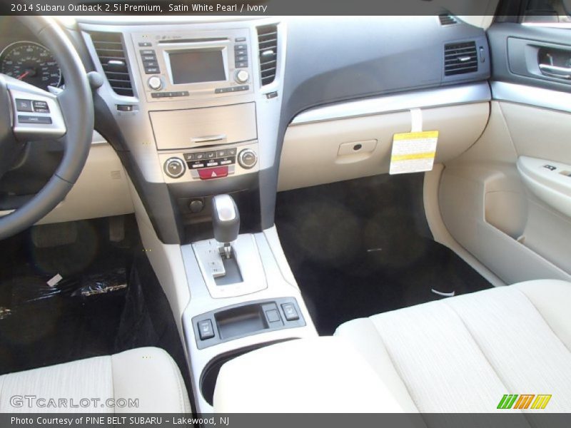 Satin White Pearl / Ivory 2014 Subaru Outback 2.5i Premium