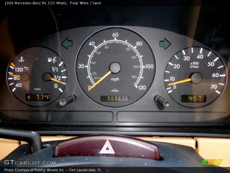 Polar White / Sand 1999 Mercedes-Benz ML 320 4Matic